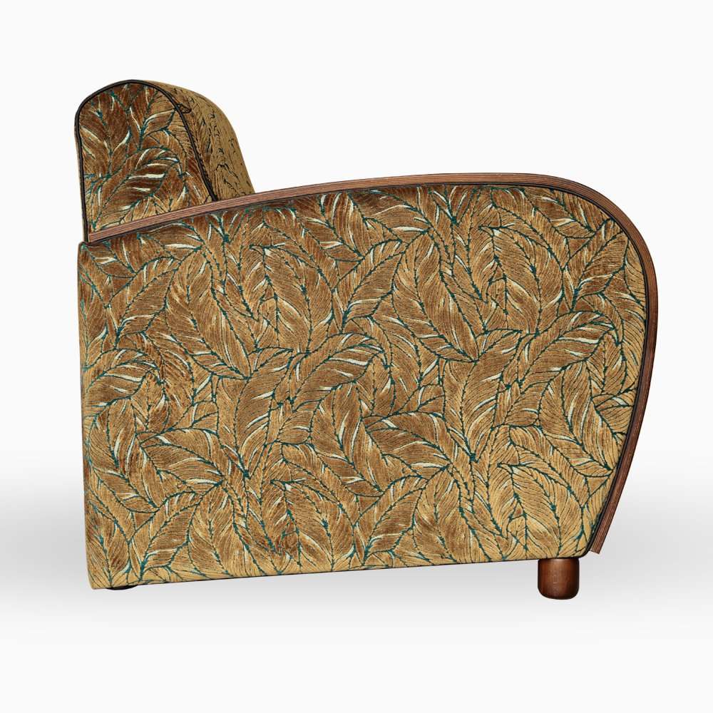 art deco rooker 02 antiek goud stoel