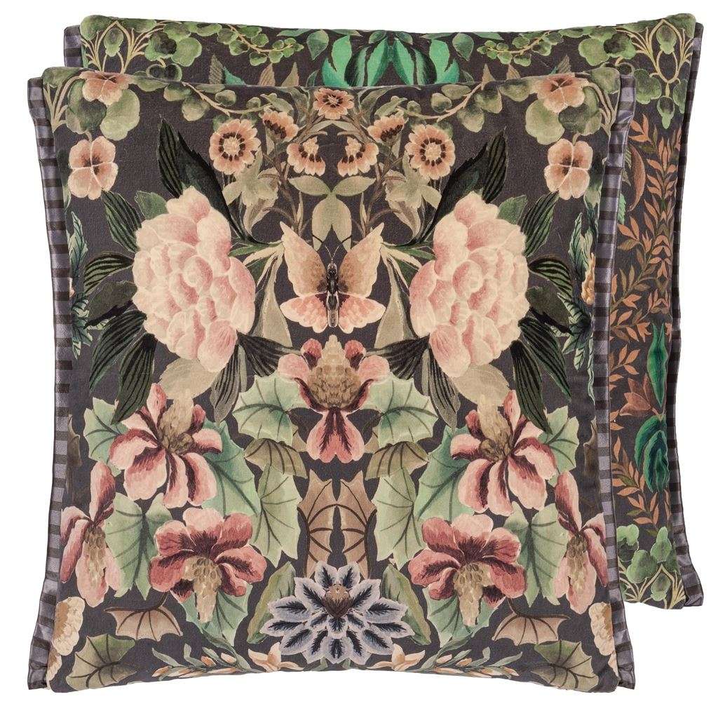 ikebana damask graphite designers guild