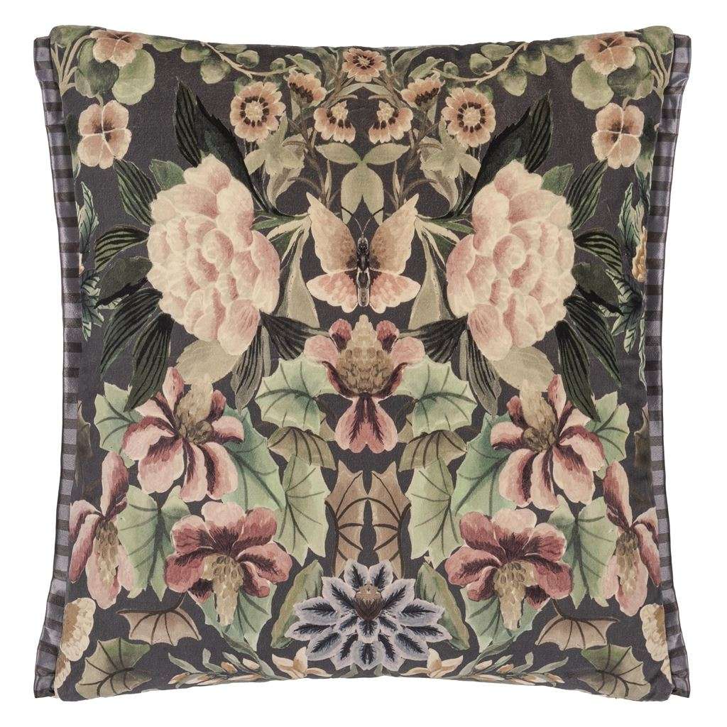 ikebana damask graphite designers guild