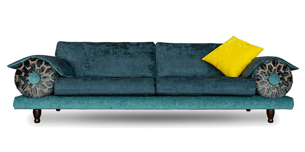 Casablanca blauw de oosterse casablanca met stoffen van designers guild