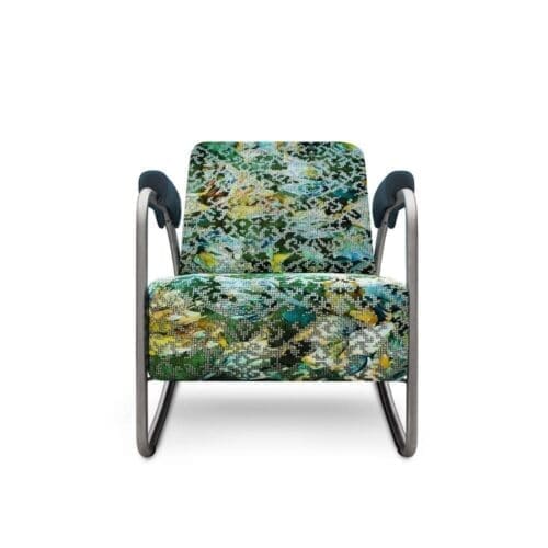 Dyker 20 Bardiglio fauteuil met print