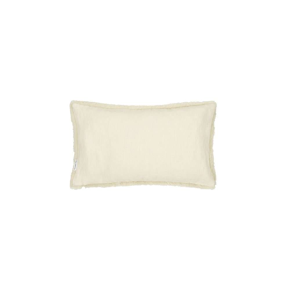 Mousson chalk een klein beige kussentje van Designers Guild