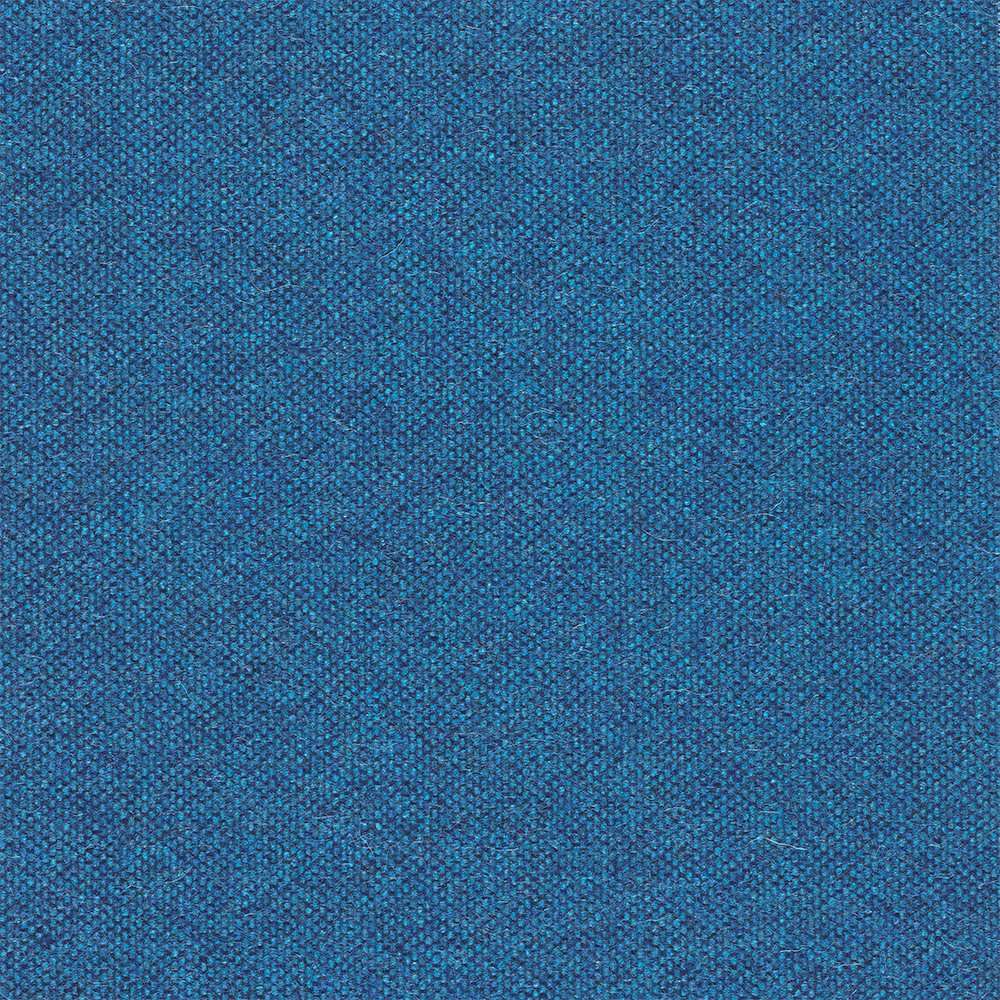 een blauwe wollen stof van keymer