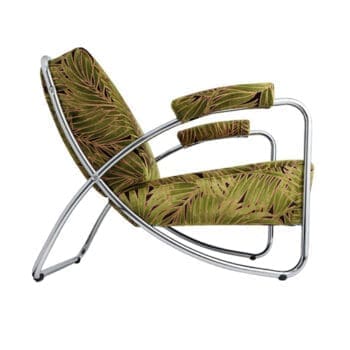 Dyker 20 Art Deco Fauteuil met print