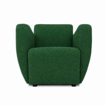 groene stoel lobby met stof surf van Osborne and Little